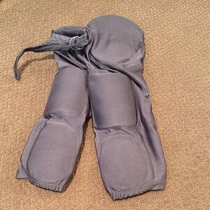 Kids Grey Padded Football Pants Riddell size medium